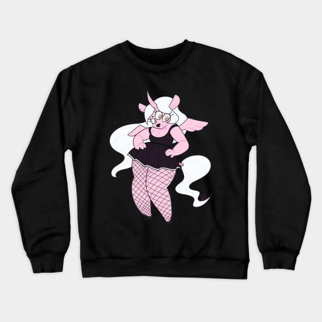 Alicorn Monster Girl Crewneck Sweatshirt by Indy-Site